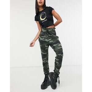 BB Dakota by Steve Madden Womens Green Camo Sweatpants Jogger Pants Size M